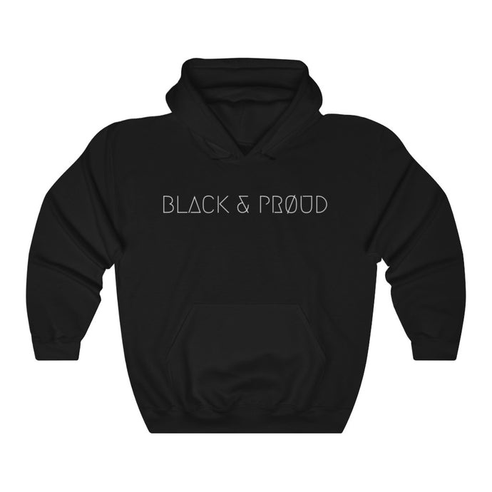 BLACK & PRØUD UNISEX HOODIE 2