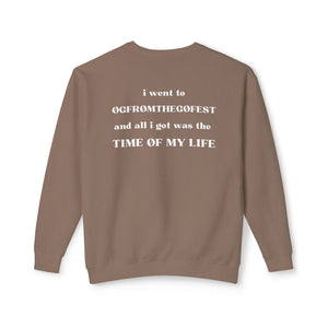 TIME ØF MY LIFE x ØGFTGFEST CREWNECK