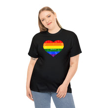 Load image into Gallery viewer, ØRIGINALS PRIDE FULL HEART W/ GREEN FTG TEE