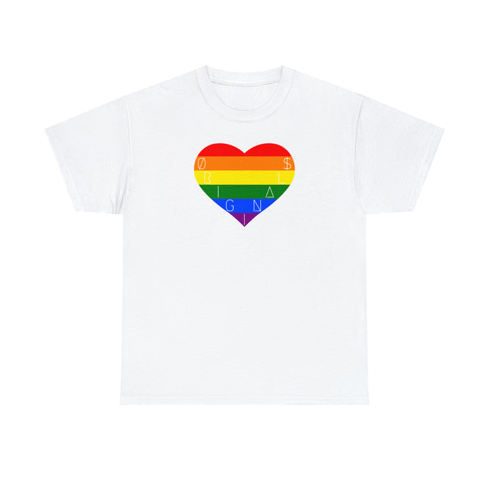 ØRIGINALS PRIDE HALF HEART TEE