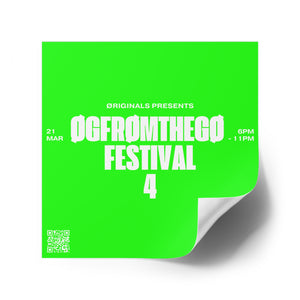 ØGFTGFEST4 QR CØDE STICKER