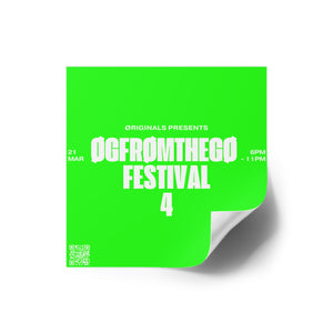 ØGFTGFEST4 QR CØDE STICKER