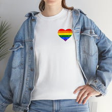 Load image into Gallery viewer, ØRIGINALS PRIDE HALF HEART TEE 2