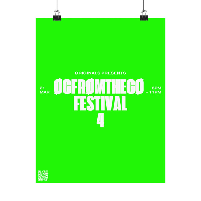 ØGFTGFEST4 QR CØDE PØSTER