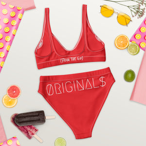 ØRIGINALS HIGH WAISTED BIKINI 3 (RED)