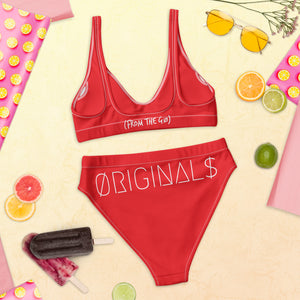 ØRIGINALS HIGH WAISTED BIKINI 3 (RED)