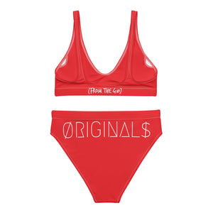 ØRIGINALS HIGH WAISTED BIKINI 3 (RED)