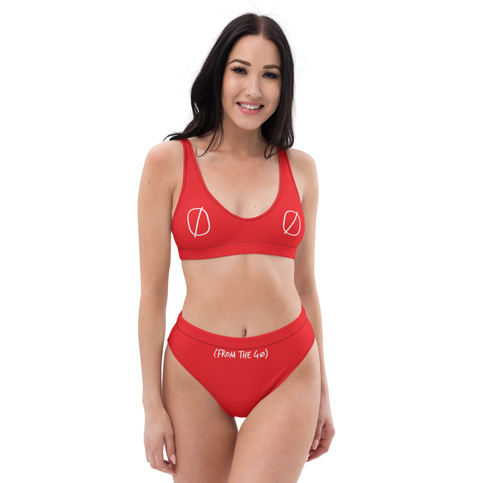 HIGH WAISTED BIKINI 3 (RED)