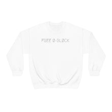 Load image into Gallery viewer, FREE Ø-BLØCK UNISEX CREWNECK