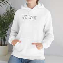 Load image into Gallery viewer, NØ WAR UNISEX HOODIE