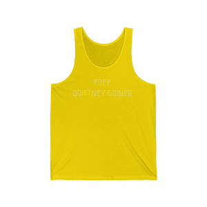 FREE BRITTNEY GRINER UNISEX JERSEY TANK