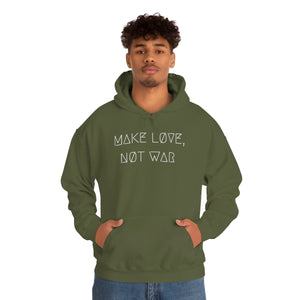 MAKE LØVE, NØT WAR UNISEX HOODIE