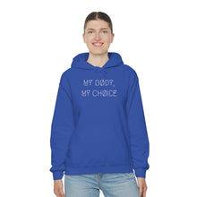 Load image into Gallery viewer, MY BØDY, MY CHØICE UNISEX HOODIE