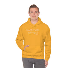 Load image into Gallery viewer, MAKE FØØD, NØT WAR UNISEX HOODIE