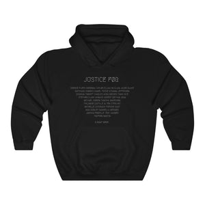 "JUSTICE FØR..." UNISEX HOODIE