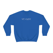 Load image into Gallery viewer, WE KNØW. UNISEX CREWNECK