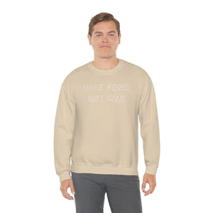 MAKE FØØD, NØT WAR UNISEX CREWNECK