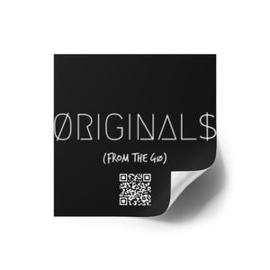 ØRIGINALS QR CØDE STICKER