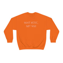 Load image into Gallery viewer, MAKE MUSIC, NØT WAR UNISEX CREWNECK