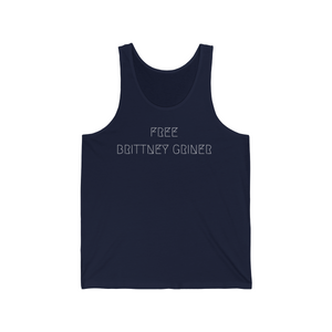 FREE BRITTNEY GRINER UNISEX JERSEY TANK