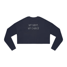 Load image into Gallery viewer, MY BØDY, MY CHØICE WMNS CRØPPED SWEATSHIRT