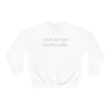 Load image into Gallery viewer, LEAVE BRITTNEY ALØNE UNISEX CREWNECK