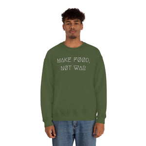 MAKE FØØD, NØT WAR UNISEX CREWNECK