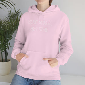 MAKE MUSIC, NØT WAR UNISEX HOODIE