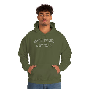 MAKE FØØD, NØT WAR UNISEX HOODIE