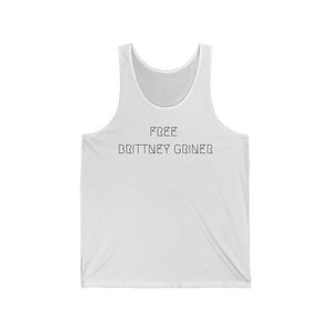 FREE BRITTNEY GRINER UNISEX JERSEY TANK