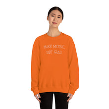 Load image into Gallery viewer, MAKE MUSIC, NØT WAR UNISEX CREWNECK