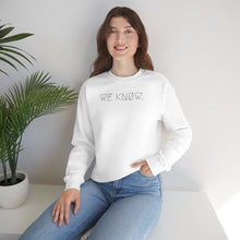 Load image into Gallery viewer, WE KNØW. UNISEX CREWNECK