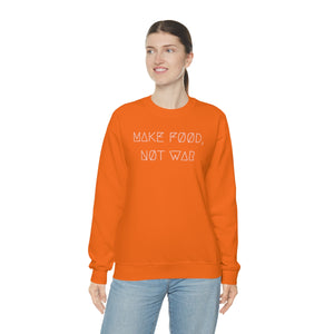 MAKE FØØD, NØT WAR UNISEX CREWNECK