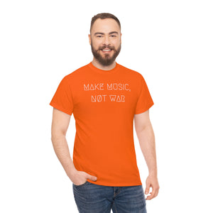 MAKE MUSIC, NØT WAR UNISEX TEE