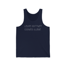 Load image into Gallery viewer, LEAVE BRITTNEY ALØNE UNISEX JERSEY TANK