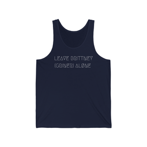 LEAVE BRITTNEY ALØNE UNISEX JERSEY TANK