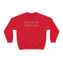 Load image into Gallery viewer, LEAVE BRITTNEY ALØNE UNISEX CREWNECK