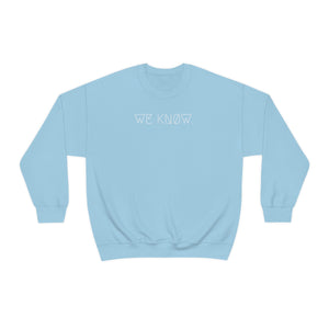 WE KNØW. UNISEX CREWNECK