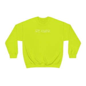 WE KNØW. UNISEX CREWNECK