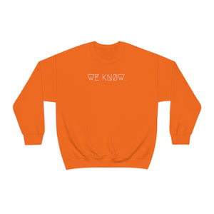 WE KNØW. UNISEX CREWNECK