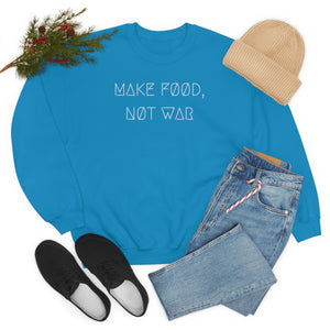 MAKE FØØD, NØT WAR UNISEX CREWNECK