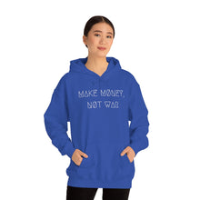 Load image into Gallery viewer, MAKE MØNEY, NØT WAR UNISEX HOODIE