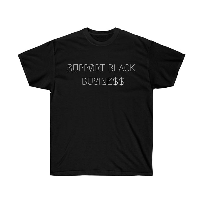 SUPPØRT BLACK BUSINESS UNISEX TEE
