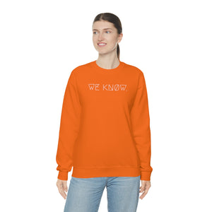 WE KNØW. UNISEX CREWNECK