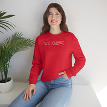 Load image into Gallery viewer, WE KNØW. UNISEX CREWNECK