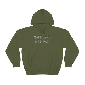 MAKE LØVE, NØT WAR UNISEX HOODIE