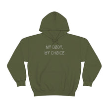 Load image into Gallery viewer, MY BØDY, MY CHØICE UNISEX HOODIE