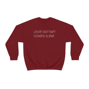 LEAVE BRITTNEY ALØNE UNISEX CREWNECK