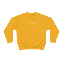 Load image into Gallery viewer, WE KNØW. UNISEX CREWNECK