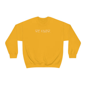 WE KNØW. UNISEX CREWNECK